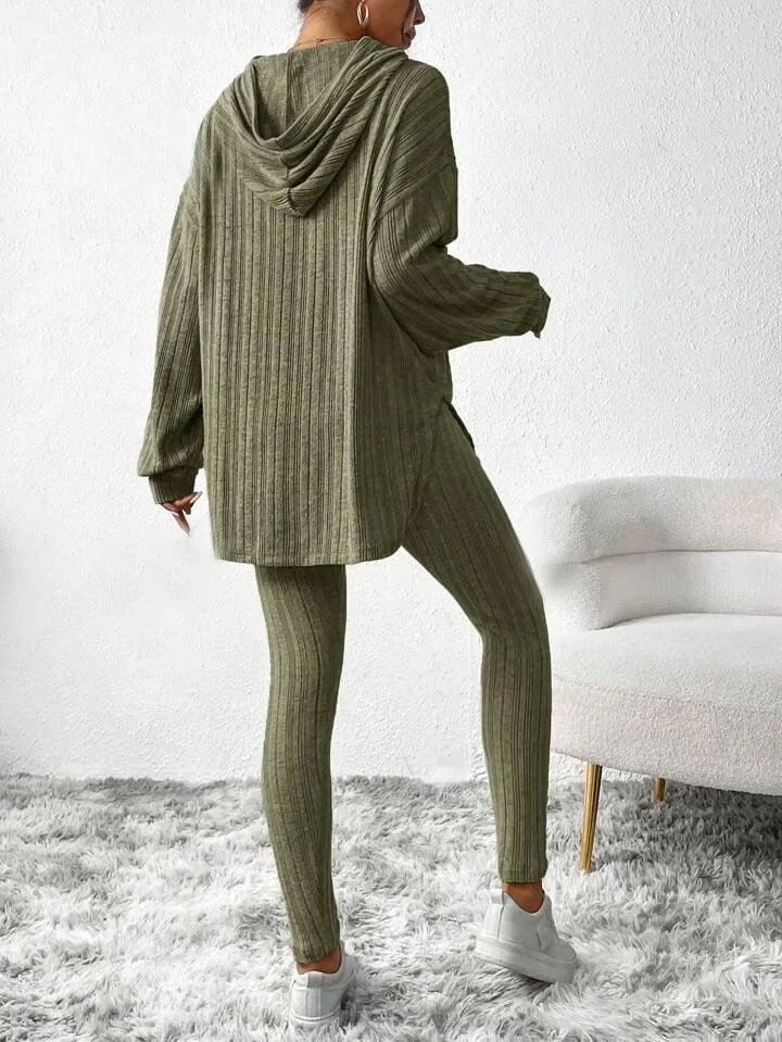 Cypress Ribbed Knit Lounge Set