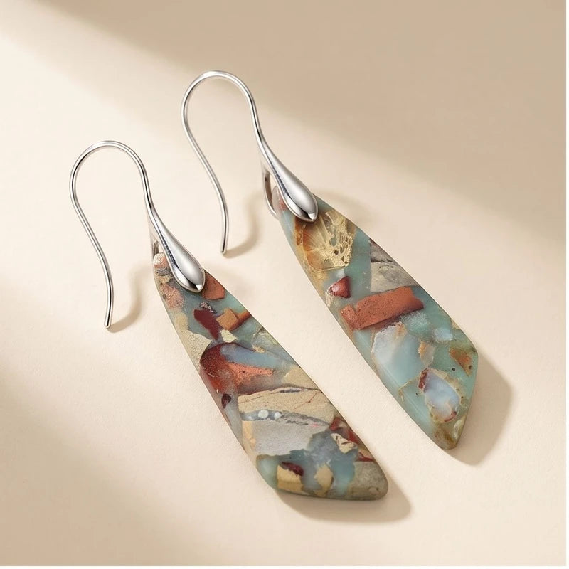 Charmmmmmmmmm - Vintage Natural Stone Earrings Charmmmmmmmmm - Vintage Natural Stone Earrings product photo