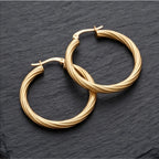 Twisted Hoop Earrings - variation 6
