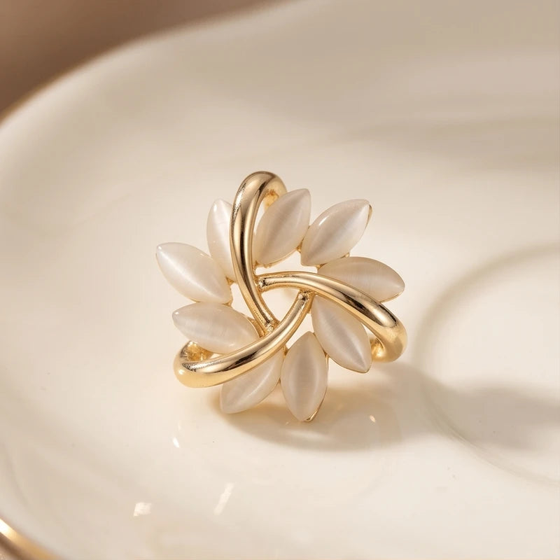 White Sonja Luxe White Opal Earrings product photo