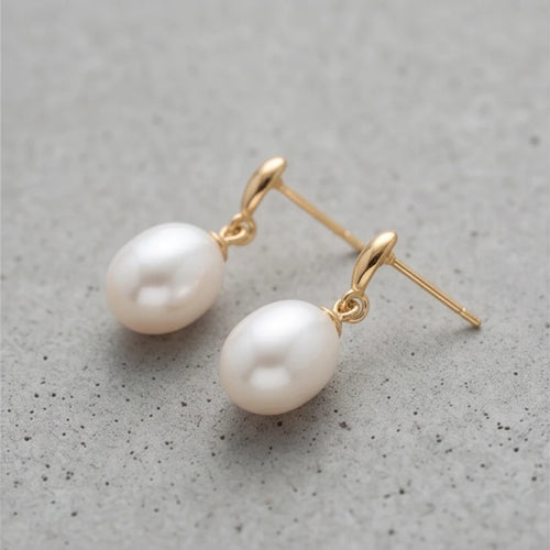Pearl Drop Earrings - variation 2