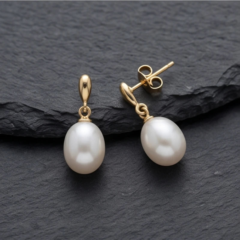 Pearl Drop Earrings - variation 7