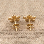 Enamel Flower Stud Earrings - variation 5