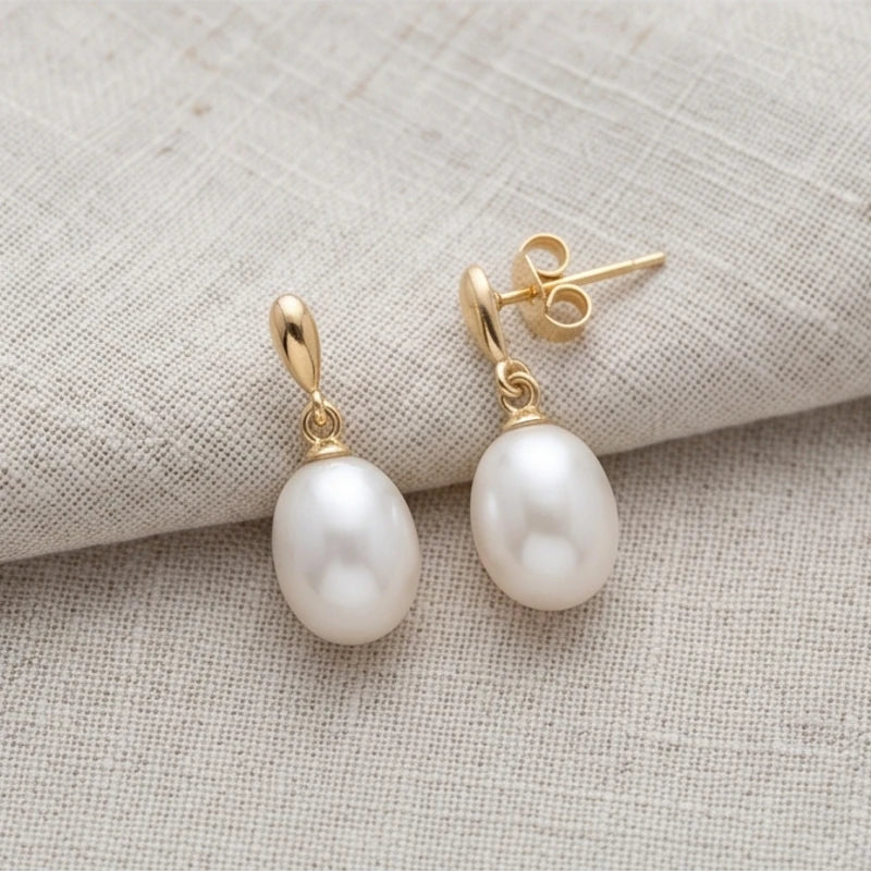 Pearl Drop Earrings - variation 4