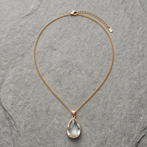 Crystal Pendant Necklace - variation 1