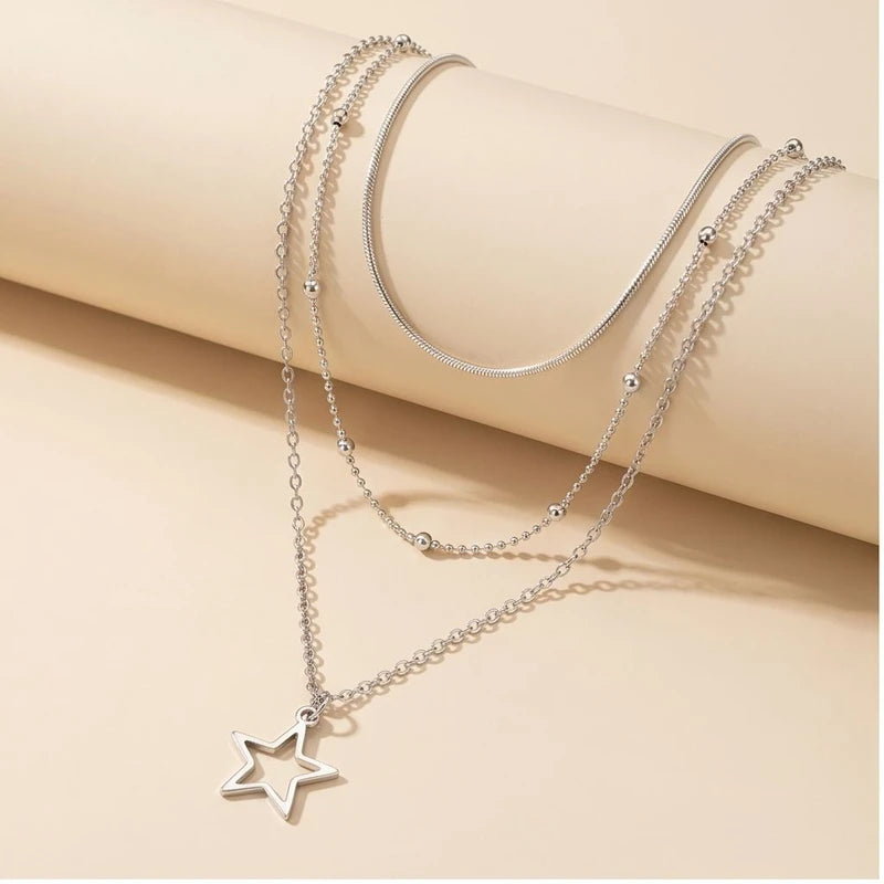 Celestial Vintage Star Pendant Necklace Celestial Vintage Star Pendant Necklace product photo