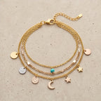 Layered Charm Bracelet - variation 5