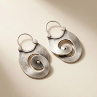 Vintage Silver Spiral Earrings Vintage Silver Spiral Earrings product photo