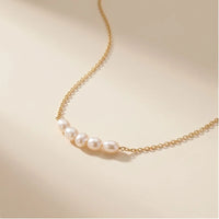 Gold Aurea Pearl Necklace product photo