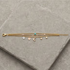 Layered Charm Bracelet - variation 6