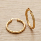 Twisted Hoop Earrings - variation 5
