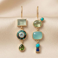 Astoria Green Stone Drop Earrings Astoria Green Stone Drop Earrings product photo