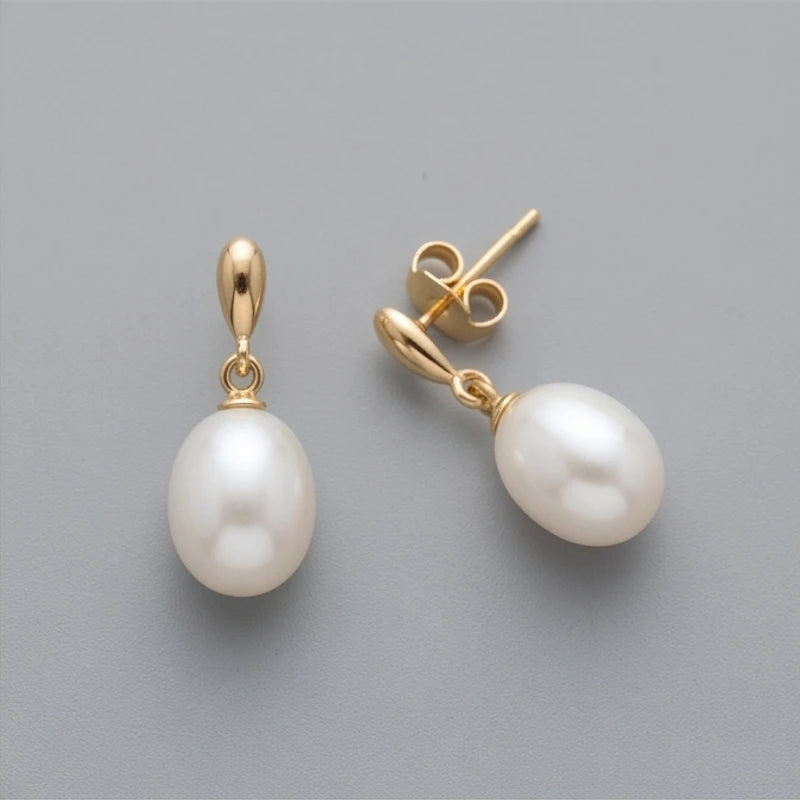 Pearl Drop Earrings - variation 6
