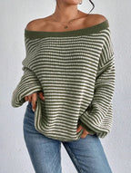 Hendrix Women's Striped Oversized Sweater