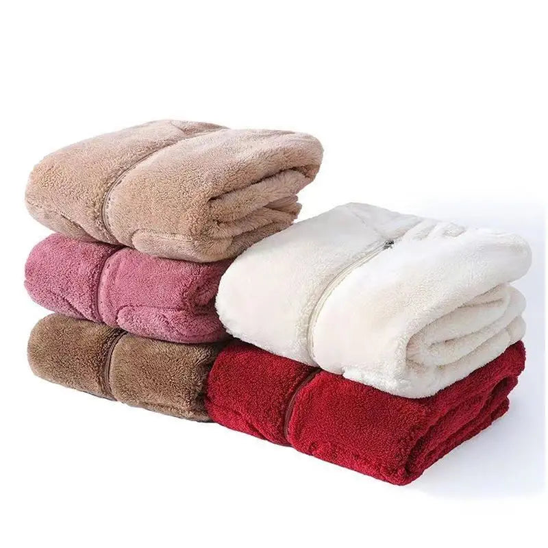 Solana Coral Fleece Zip Hoodie