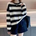 Ridgeline Striped Knit Sweater