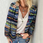 Solara Knitted Rainbow Cardigan