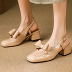Revel Women's Glossy Slingback Pumps