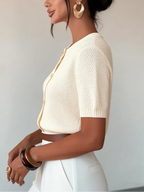 Bardot Women's Pointelle Knit Cardigan