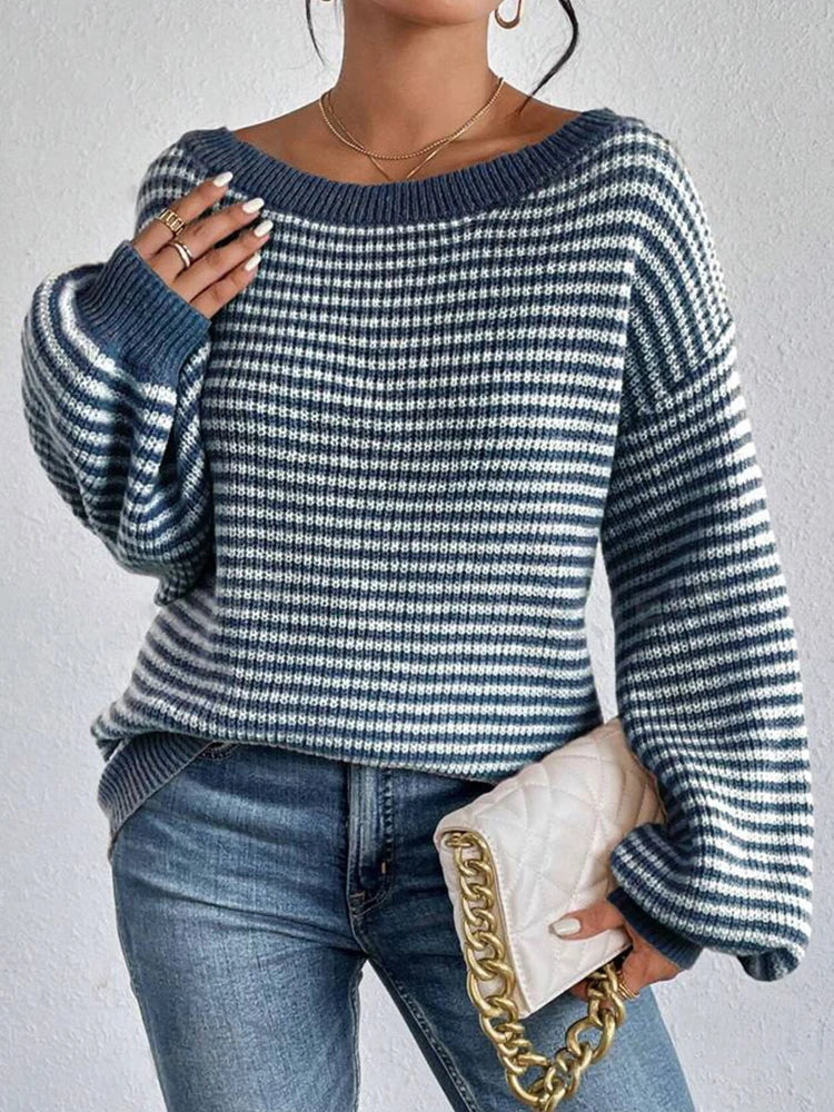 Hendrix Women's Striped Oversized Sweater