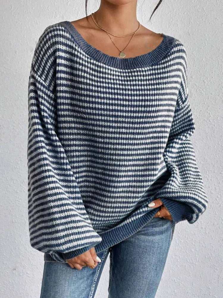 Hendrix Women's Striped Oversized Sweater