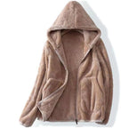 Solana Coral Fleece Zip Hoodie