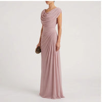 Model wearing Pink dress in a studio - 2