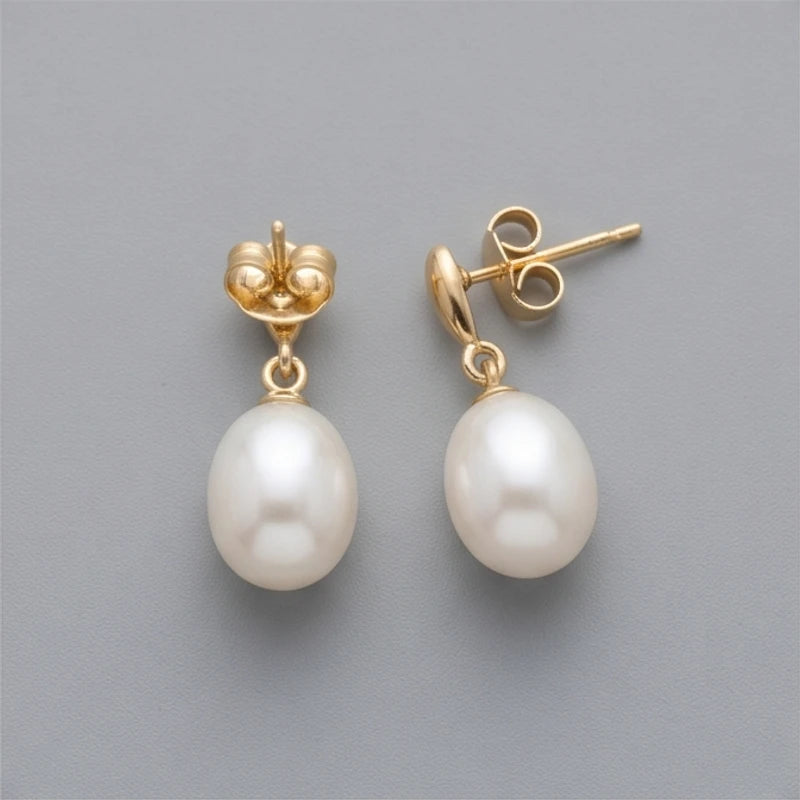 Pearl Drop Earrings - variation 5