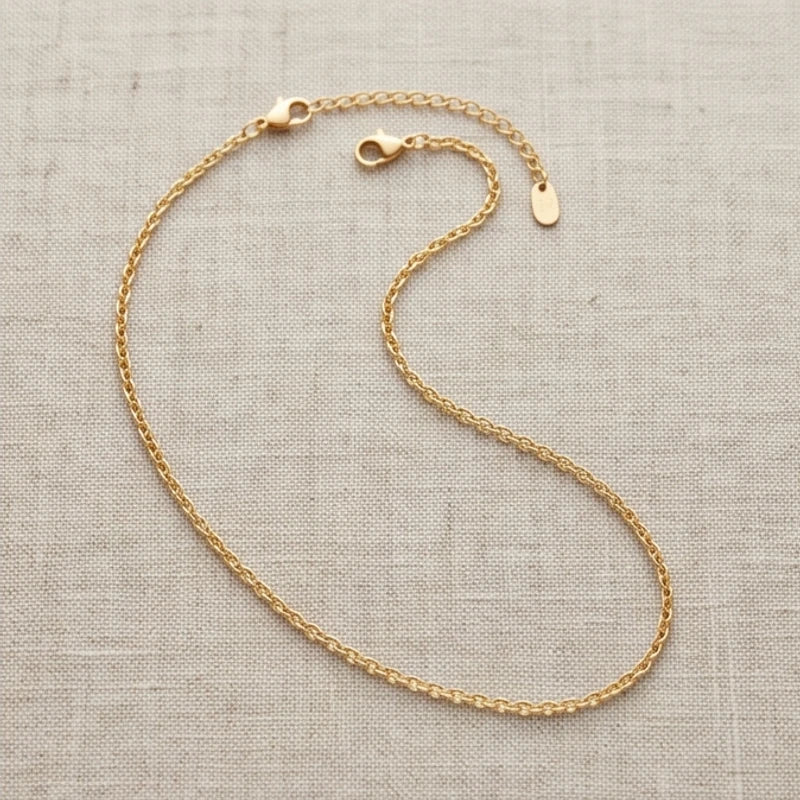 Dainty Gold Chain Necklace - variation 3