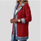 Model wearing Red cotton apparel in a studio - 2