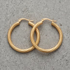 Twisted Hoop Earrings - variation 7