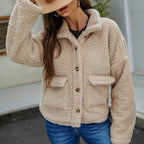 Bramble Sherpa Button-Up Jacket