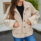 Bramble Sherpa Button-Up Jacket