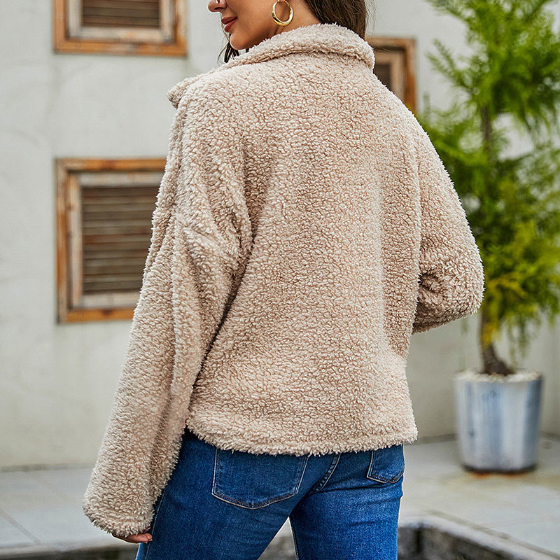 Bramble Sherpa Button-Up Jacket