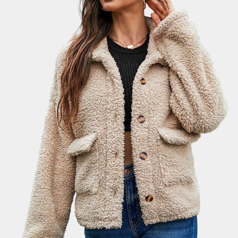 Bramble Sherpa Button-Up Jacket