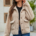 Bramble Sherpa Button-Up Jacket