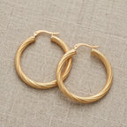 Twisted Hoop Earrings - variation 3