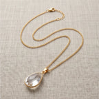 Crystal Pendant Necklace - variation 2