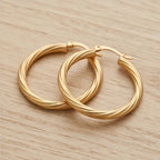 Twisted Hoop Earrings - variation 9