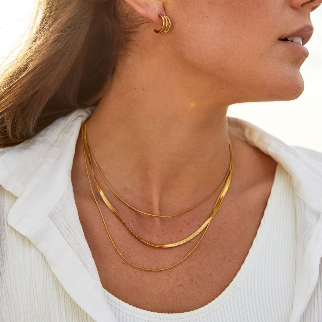 Aurelia Gold Layered Chain Necklace