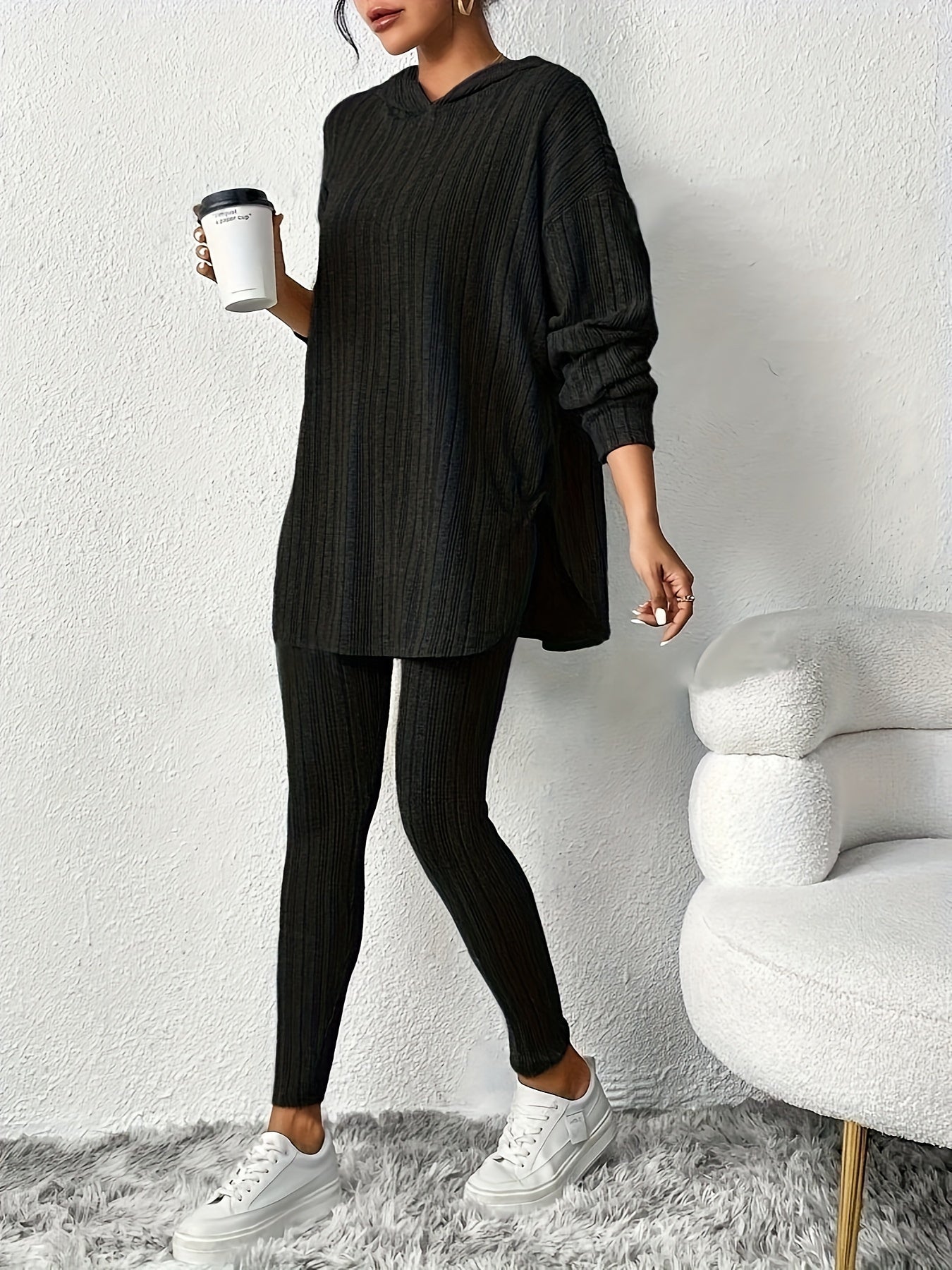 Cypress Ribbed Knit Lounge Set