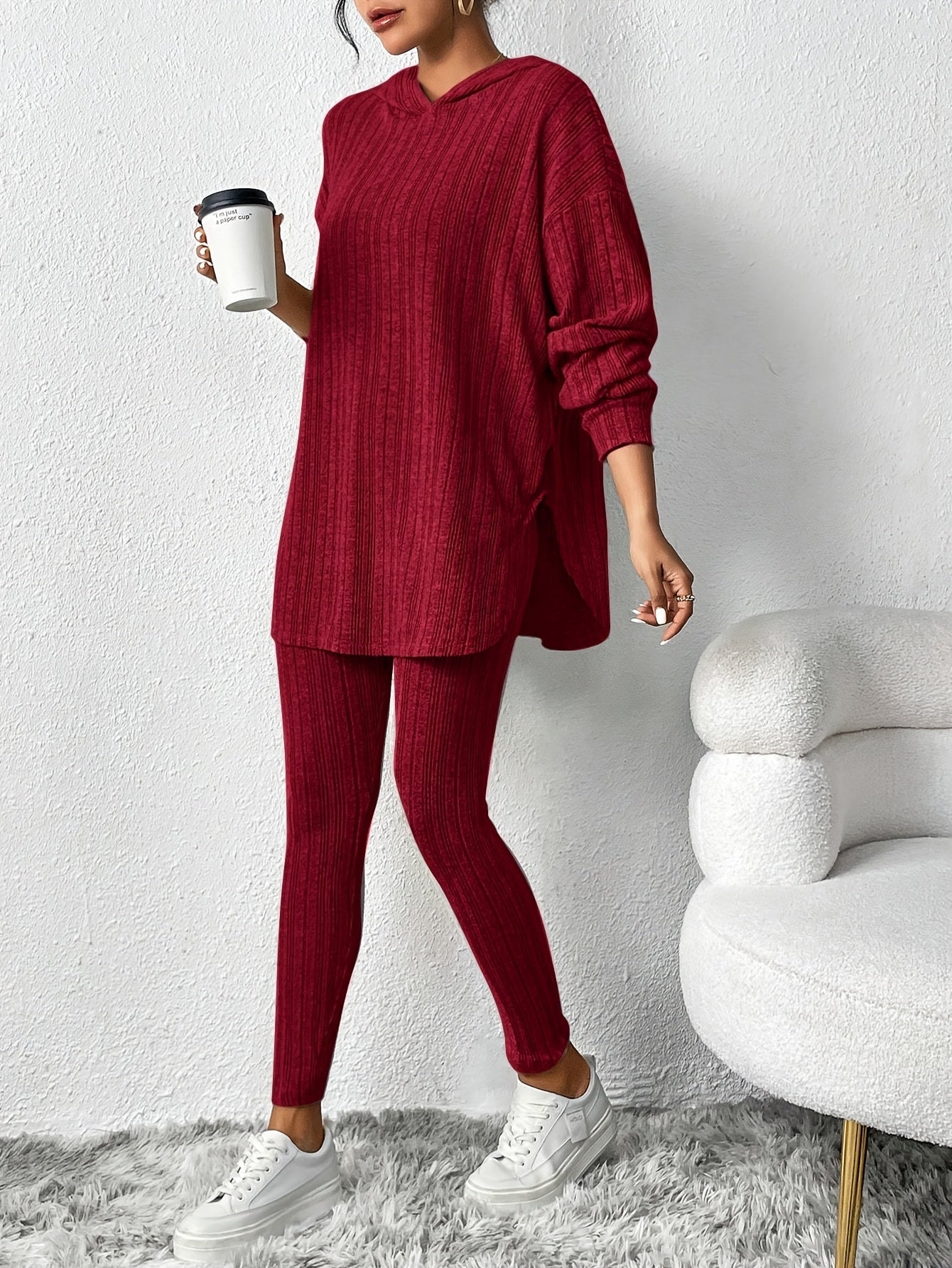 Cypress Ribbed Knit Lounge Set