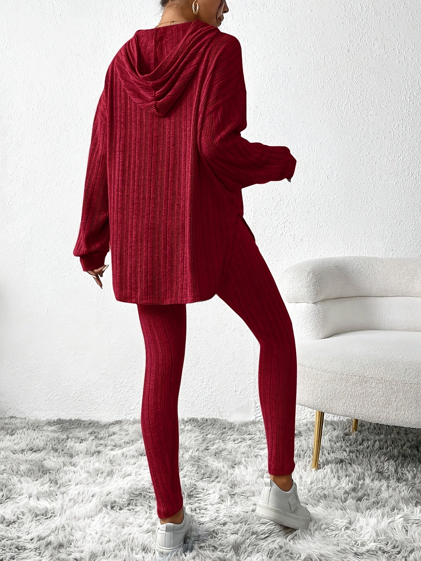 Cypress Ribbed Knit Lounge Set