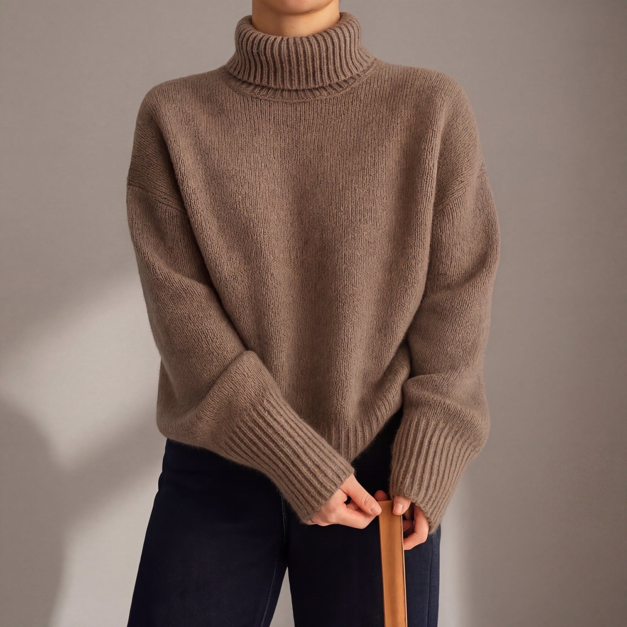 Callan Women's Cashmere Turtleneck Sweater