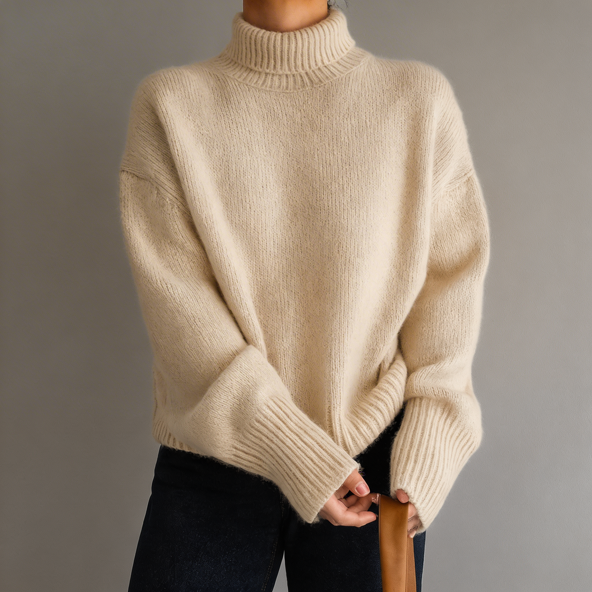 Callan Women's Cashmere Turtleneck Sweater