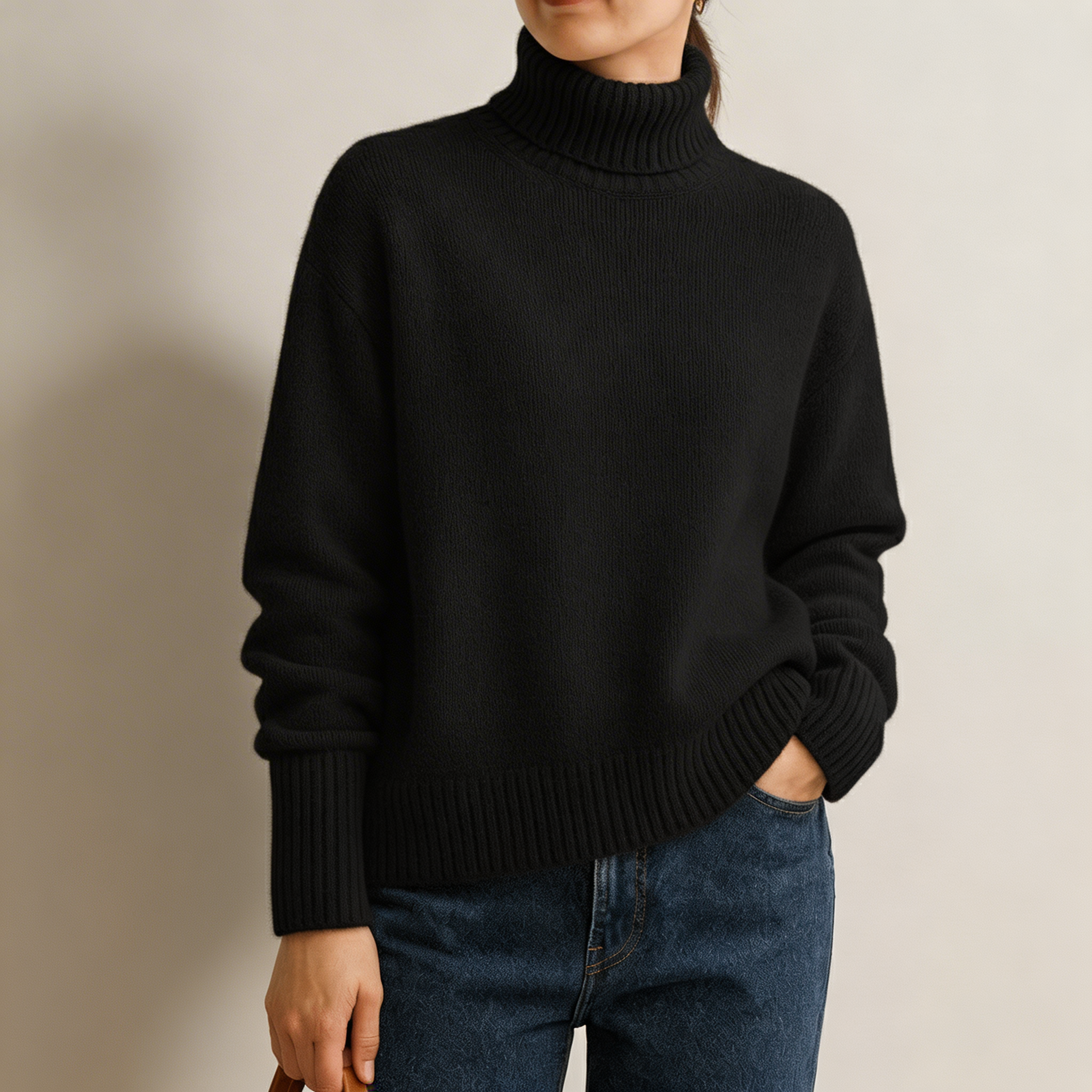 Callan Women's Cashmere Turtleneck Sweater