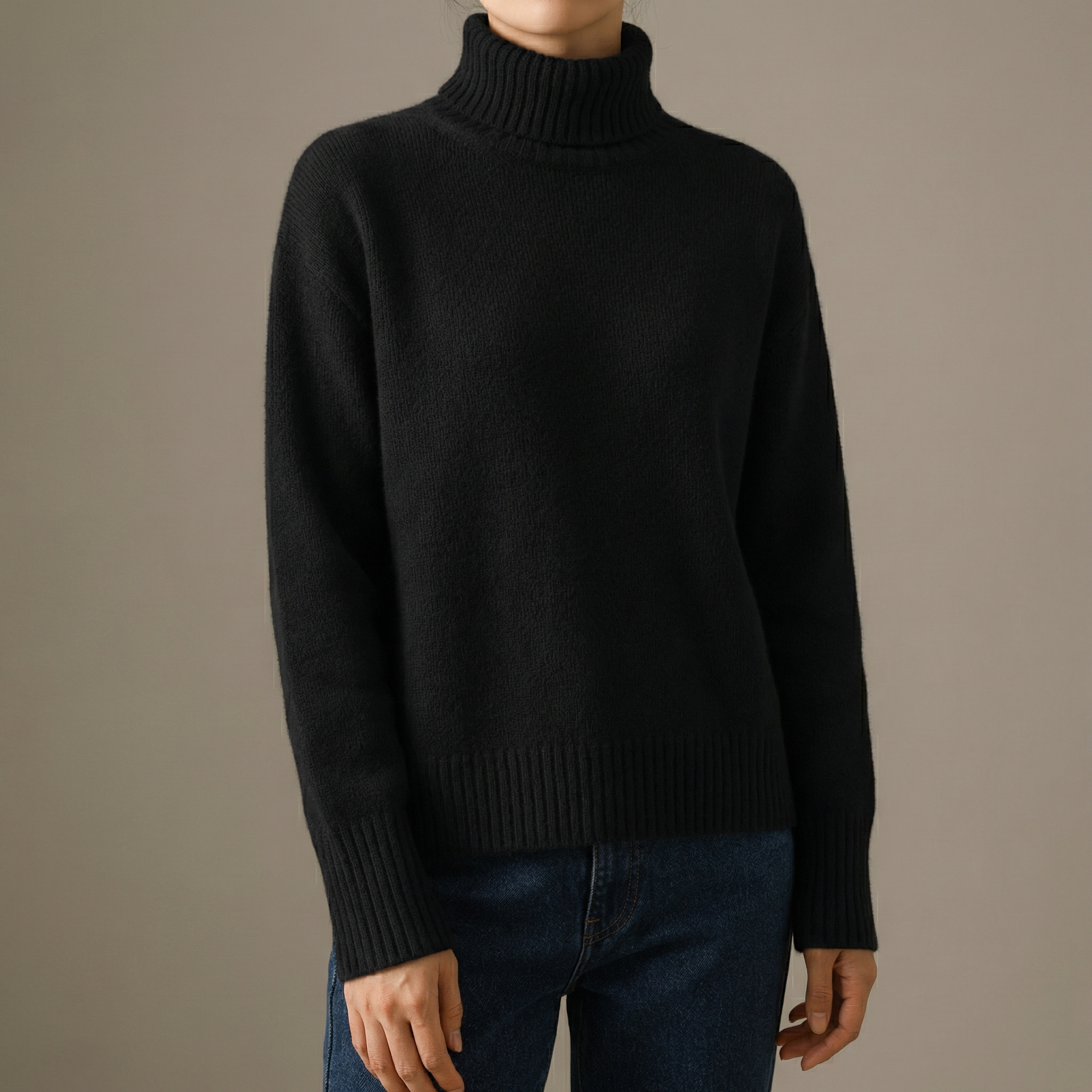 Callan Women's Cashmere Turtleneck Sweater
